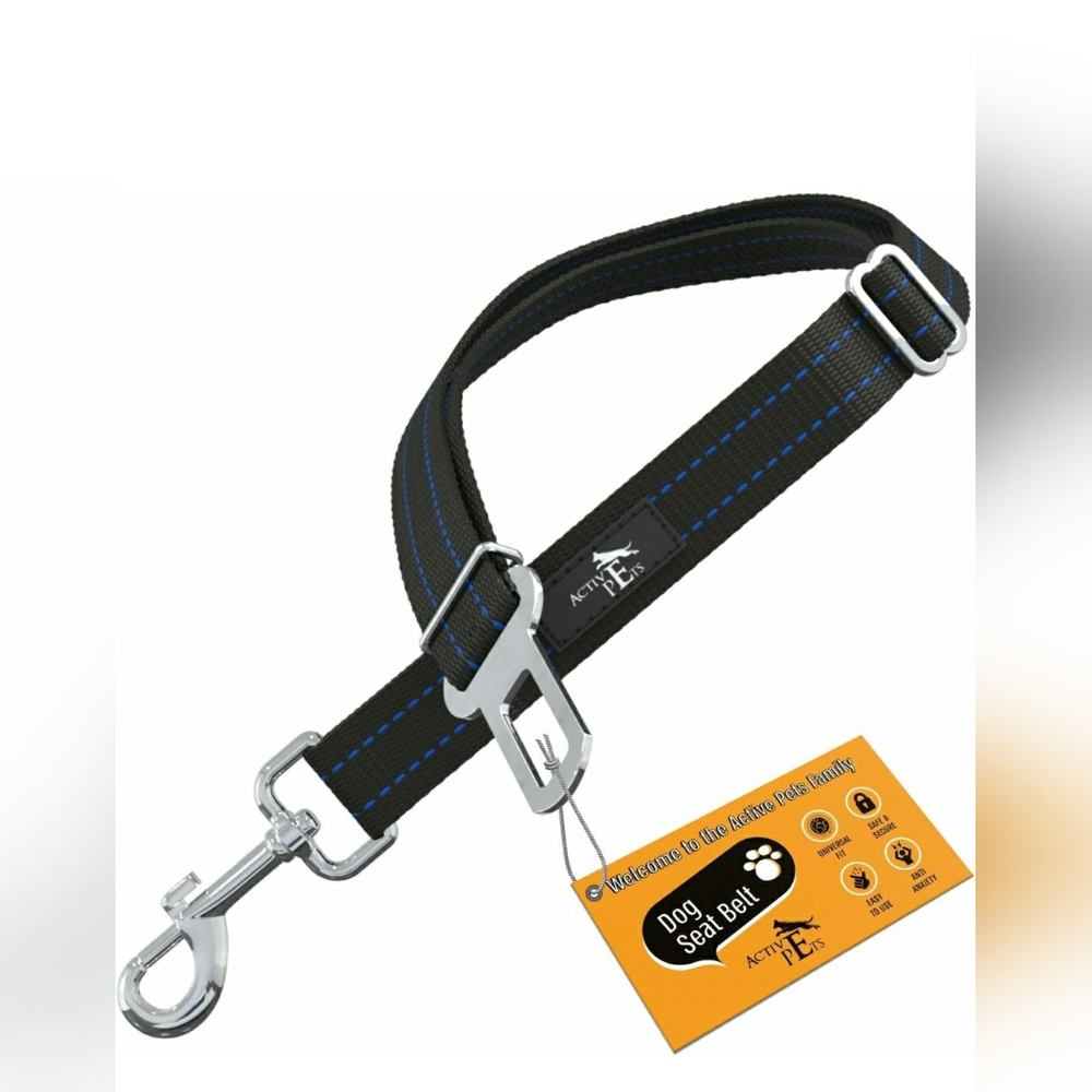🤯3/$12 Active Pets Dog Seat Belt Black NWOT